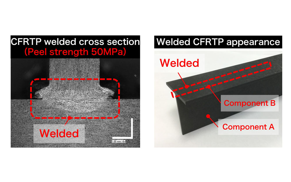 CFRTP Component Continuous Welding