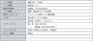 UB5000LS_specification